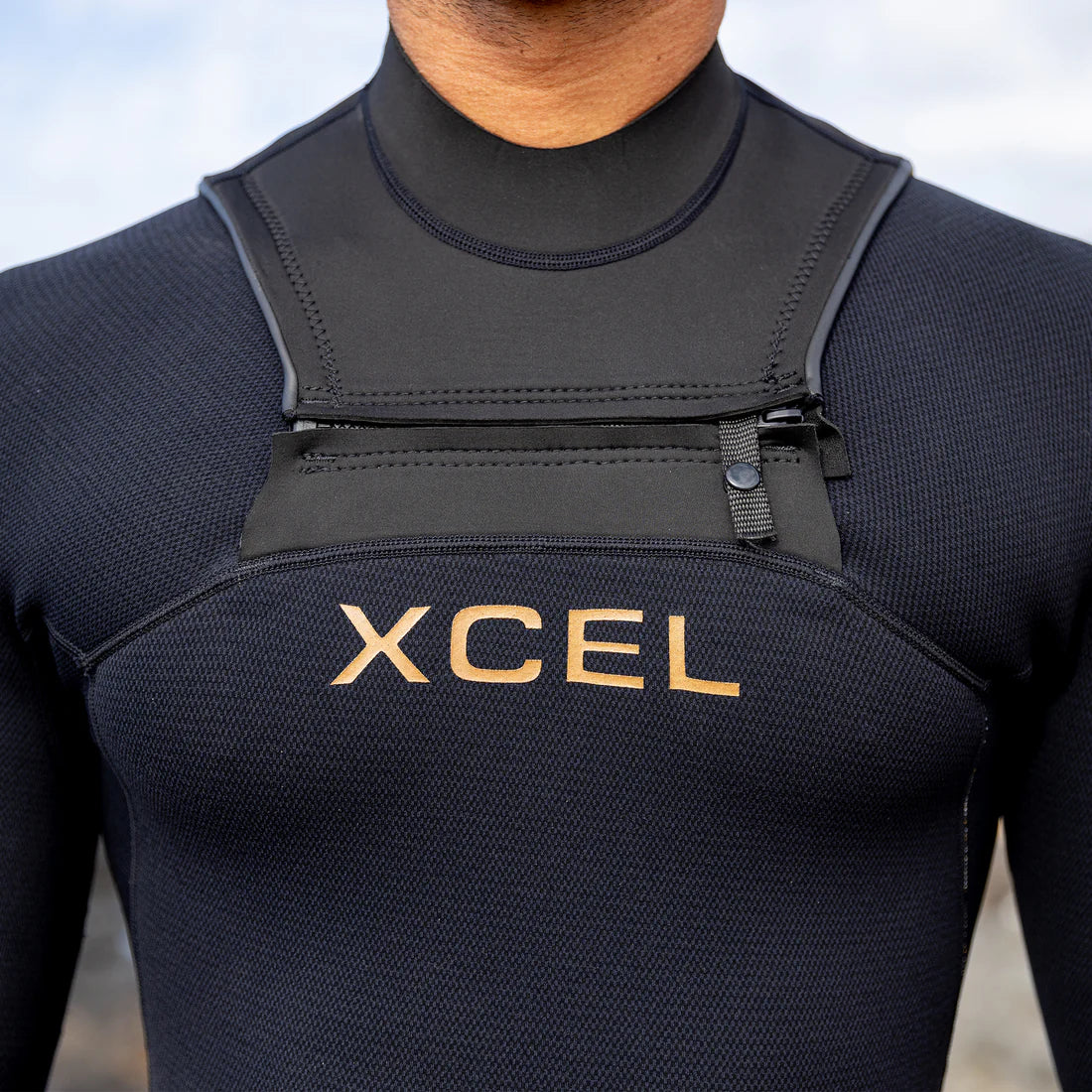 Front view of wetsuit