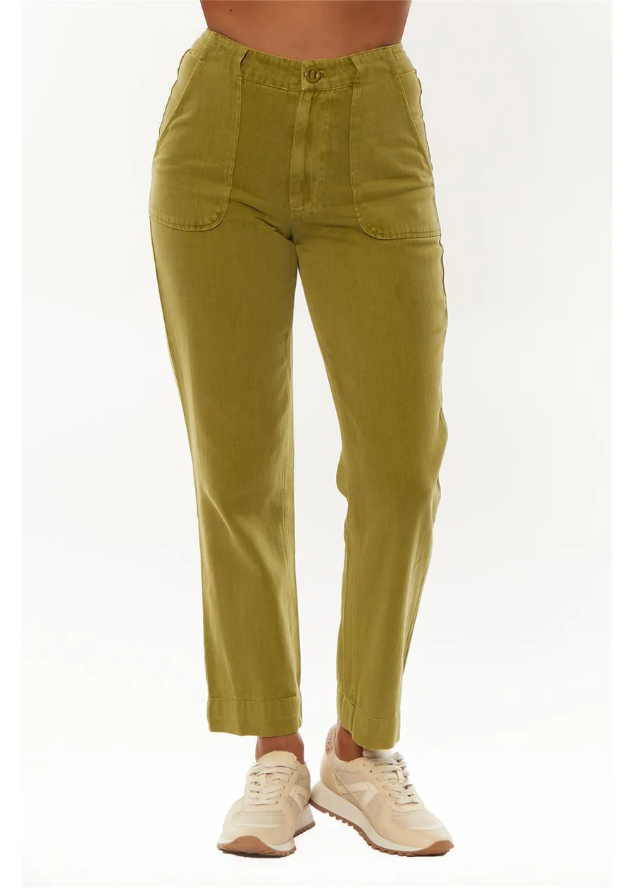 Armen Woven Pant - Sea Moss