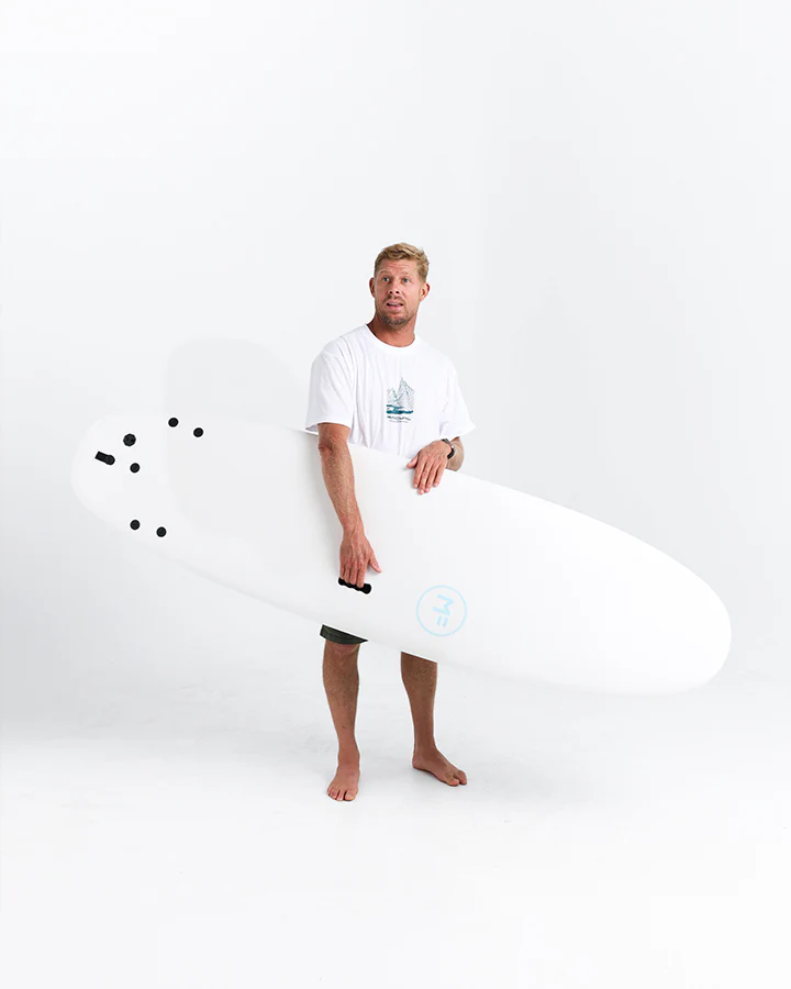 Beastie Super Soft 6'0 - White/Teal