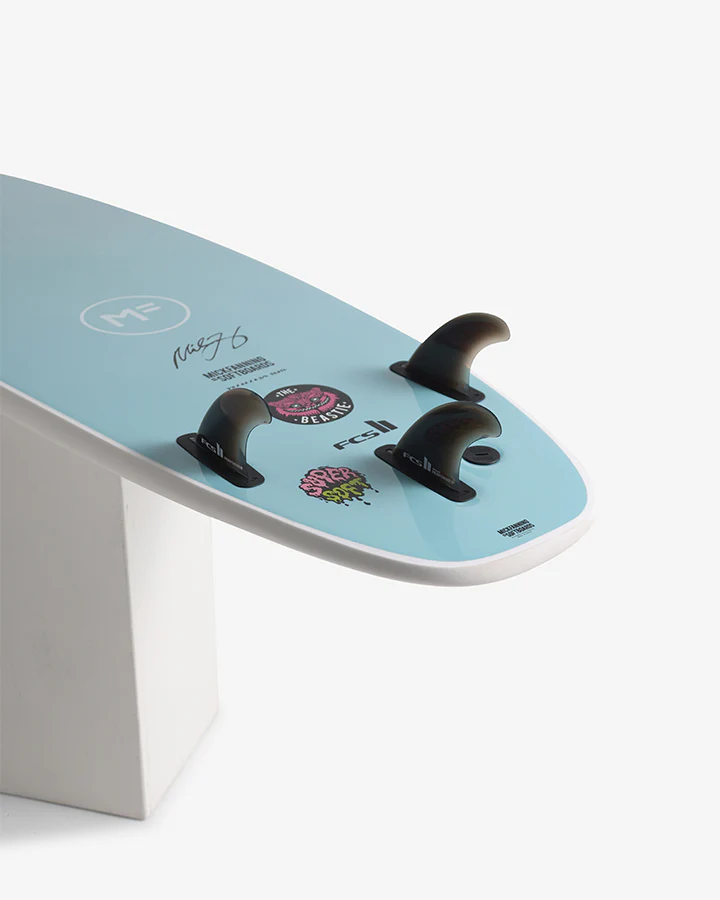Beastie Super Soft 6'0 - White/Teal