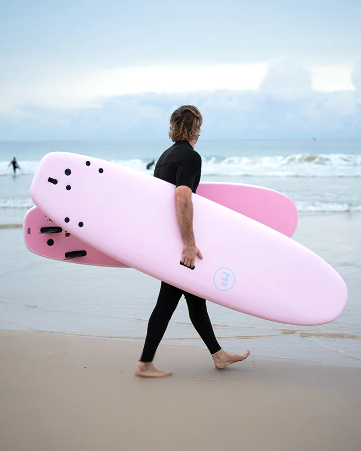 Beastie Super Soft Tri 7'6 Beastie Super Soft Tri 7'6 - Baby Pink - FCS II - Baby Pink - FCS II 
