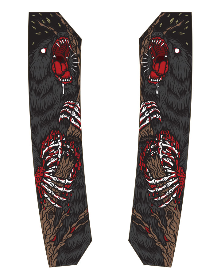 ステイシー サーフボード BLACK BEAR STACEY BRACKBEREステイシー