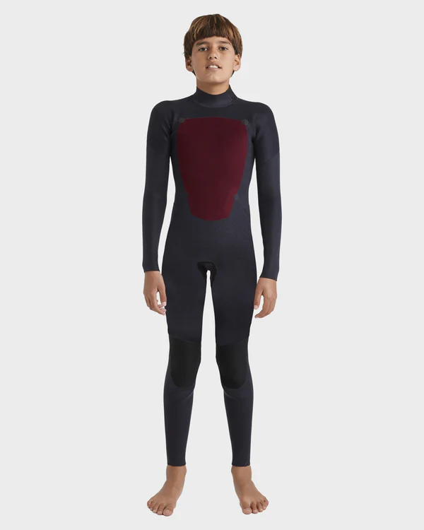 Boys 3/2mm Prologue+ Back Zip Wetsuit - Black 