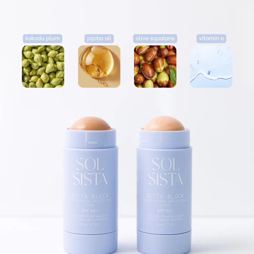 BUTTA BLOCK Mineral Tinted SPF 50+ Sunscreen Balm