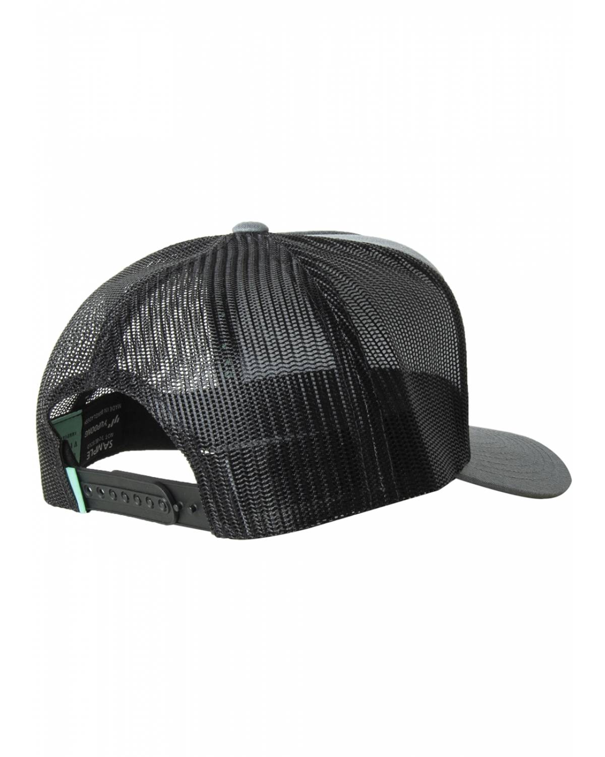 SOLID SETS ECO TRUCKER HAT - GREY HEATHER back