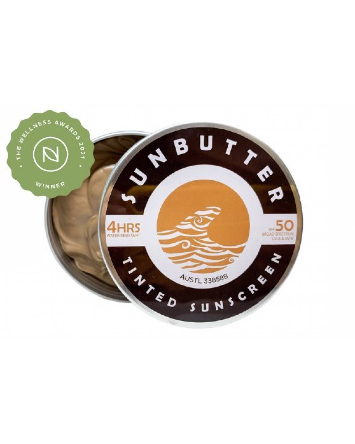 Sunbutter SunButter Tinted SPF50 Reef Safe Face Sunscreen