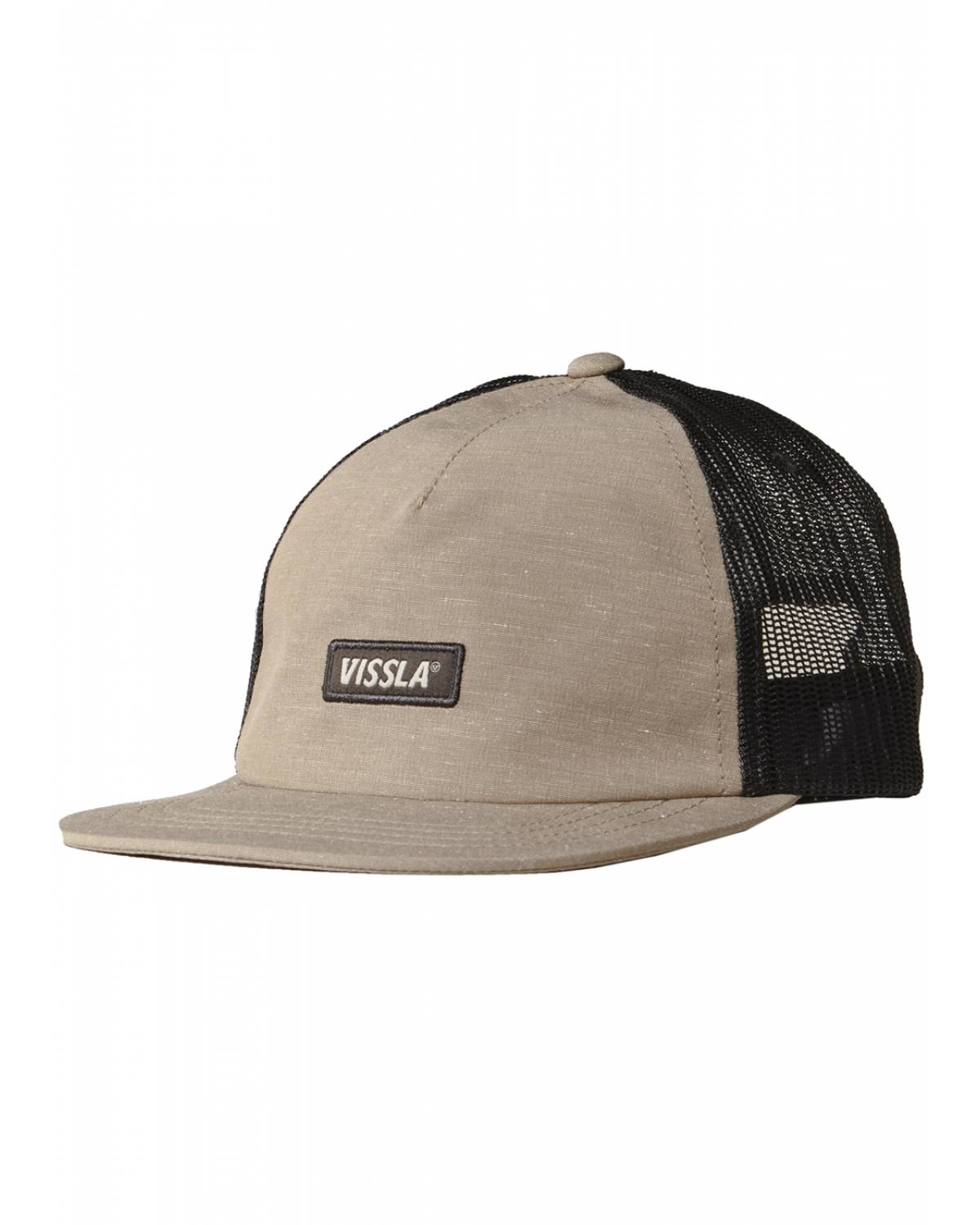 Vissla Lay Day Eco Trucker Hat - Khaki front