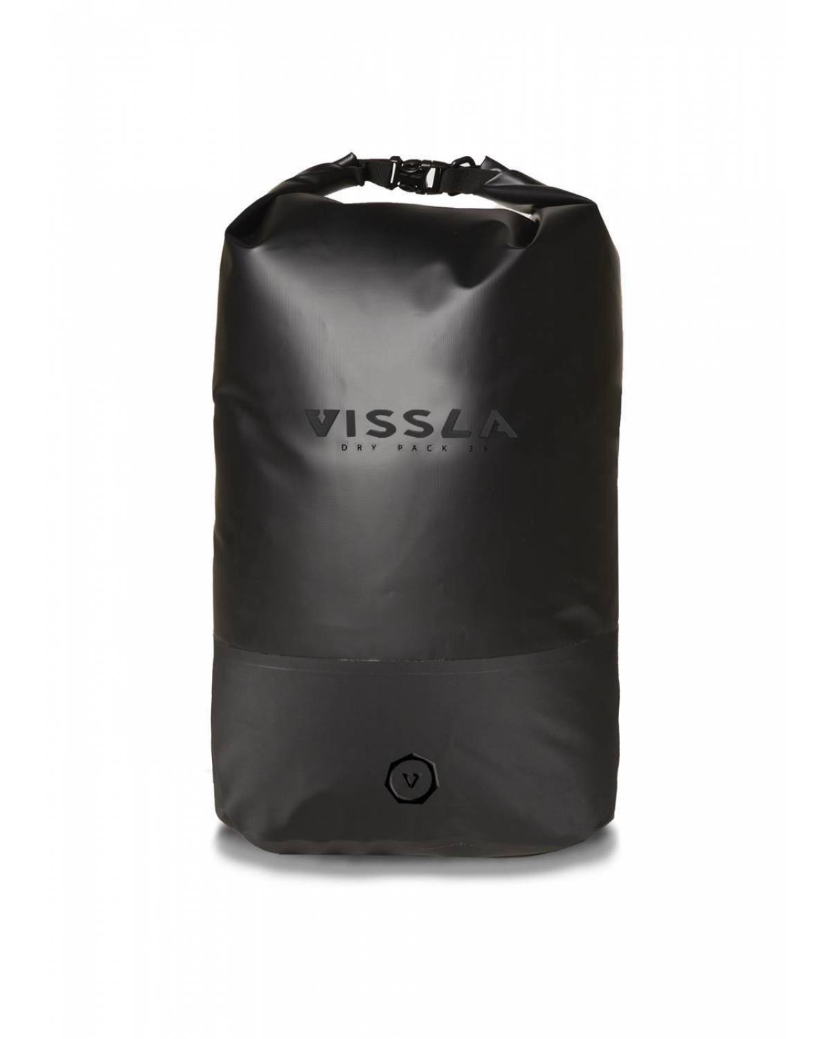 Vissla 7 Seas 35L Dry Backpack - Black 2 front