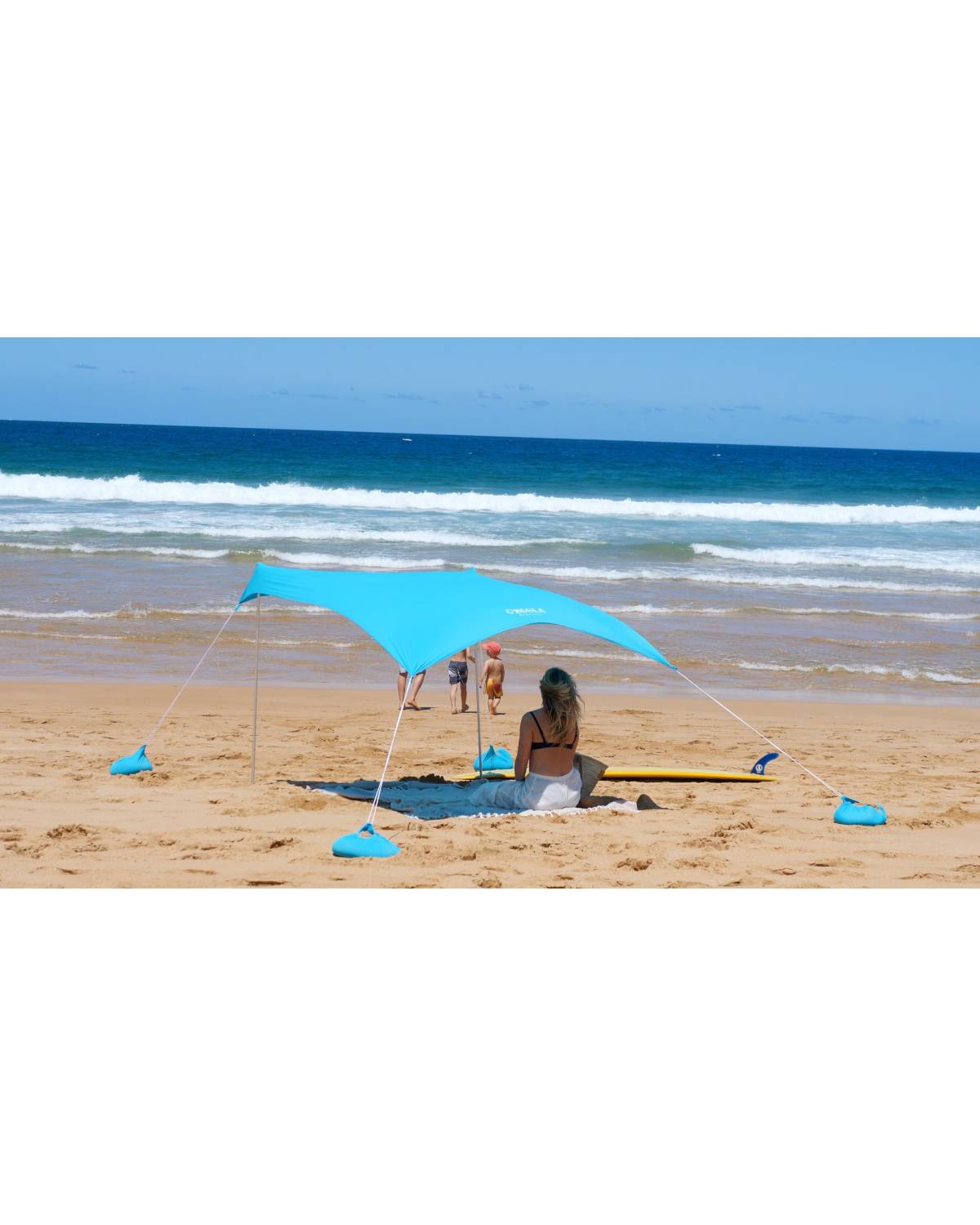 Family Size Ocean Beach Tent - Blue