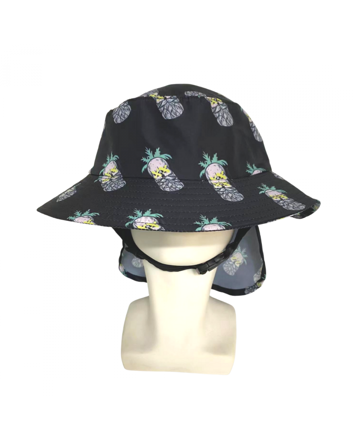  Boardsox Pineapple Head Surf Hat front on mannequin 