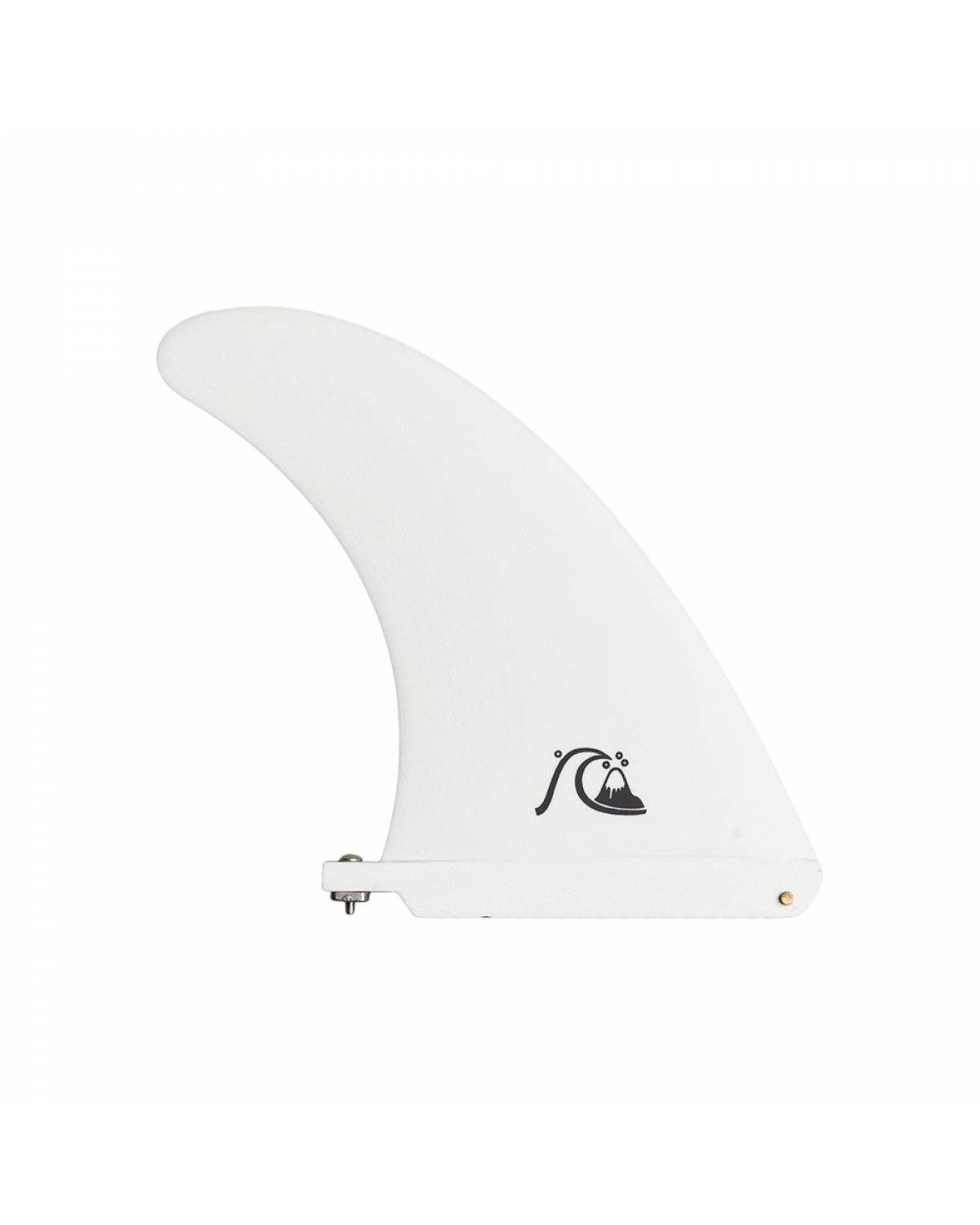 Quiksilver 8" Single Fin - White