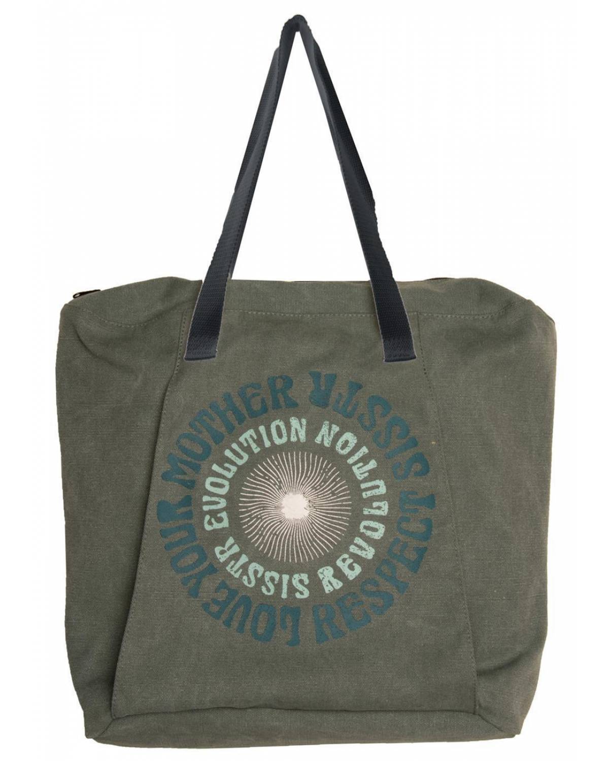 Sisstrevolution Journey Along Tote - Dusty Green
