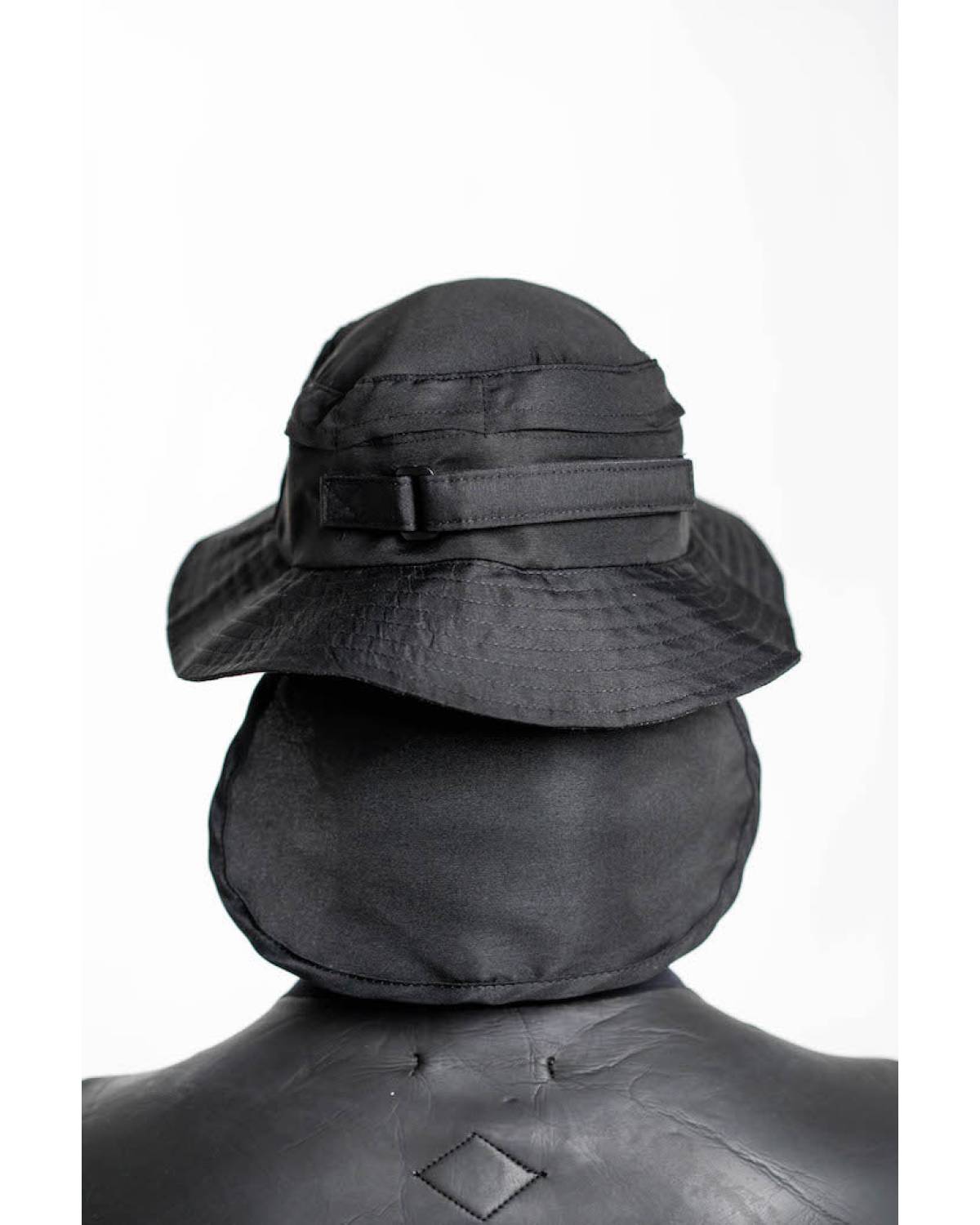 Boardsox Surf Hat - Black back on model