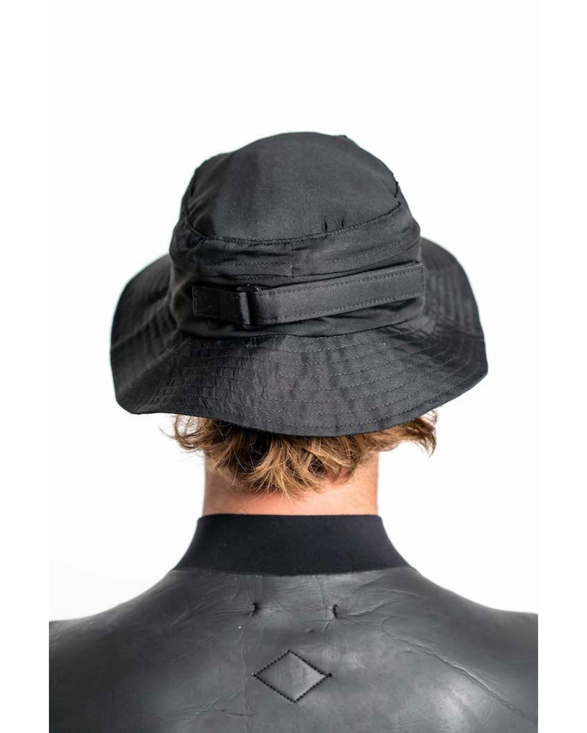 Boardsox Surf Hat - Black back on model
