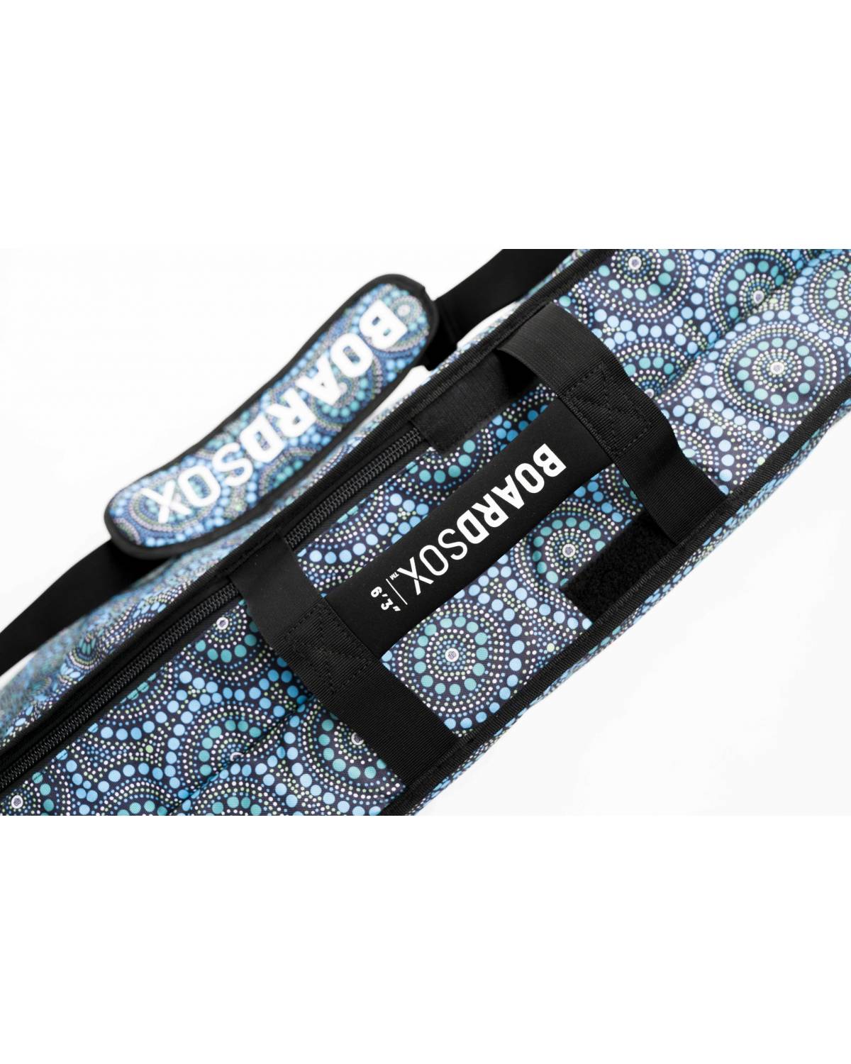 Boardsox Shortboard Double Surfboard Travel Bag - 6'3 handle