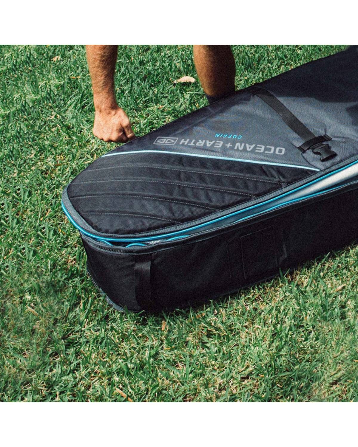 Triple Coffin Shortboard Cover - Silver / 7'6"