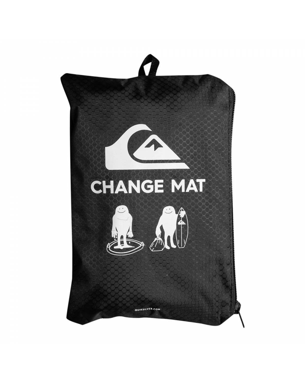 Quiksilver Changing Mat - Black in pouch