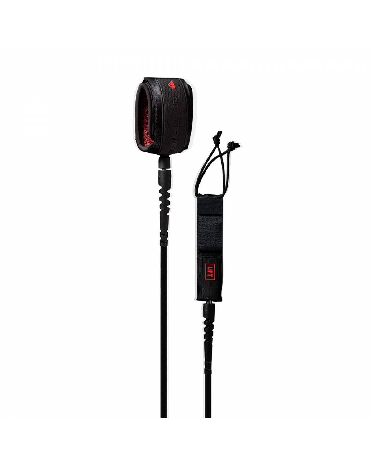 Quiksilver 7.5ft Lift Big Wave Leash - Black