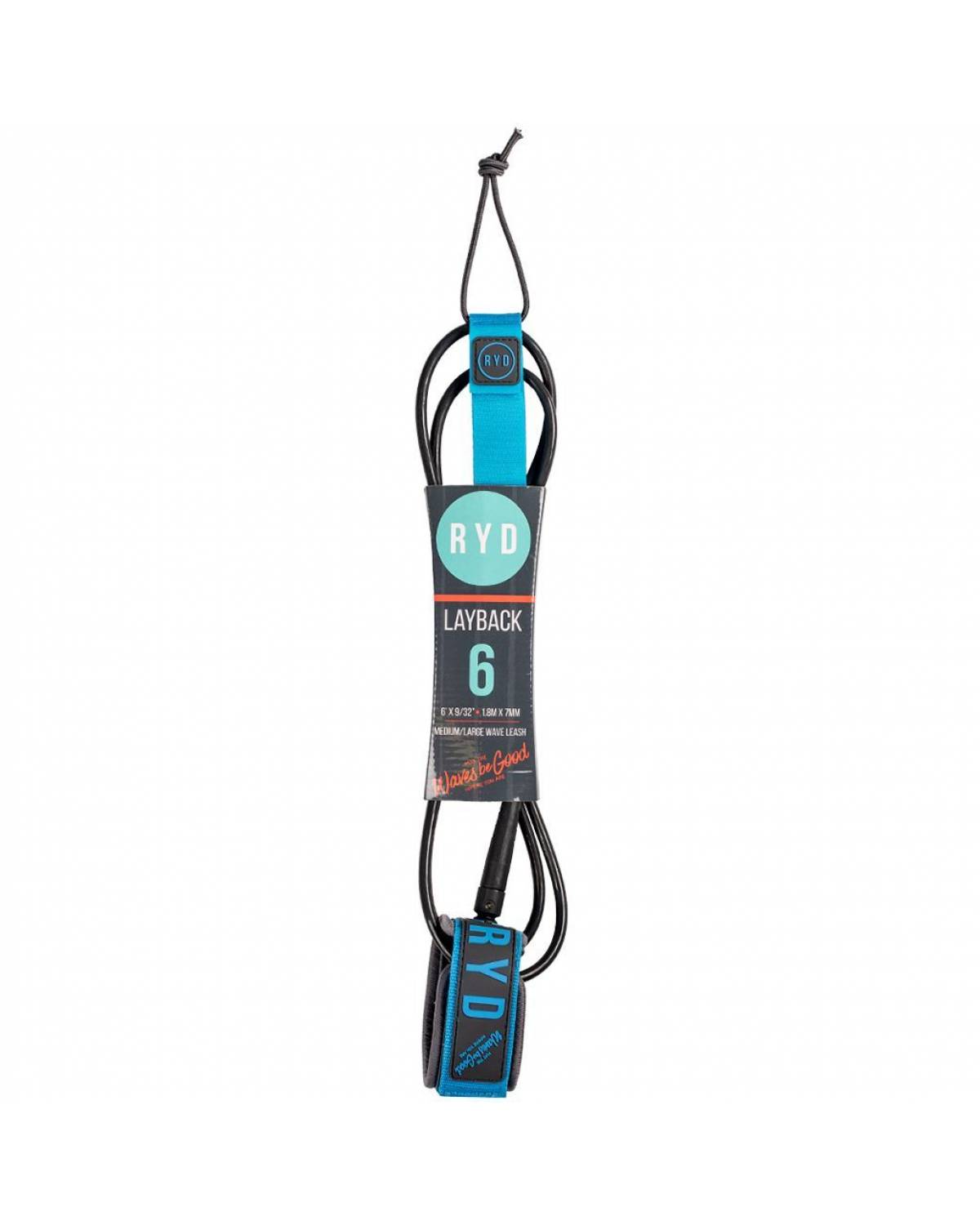 6ft Layback 7mm - Blue/Grey