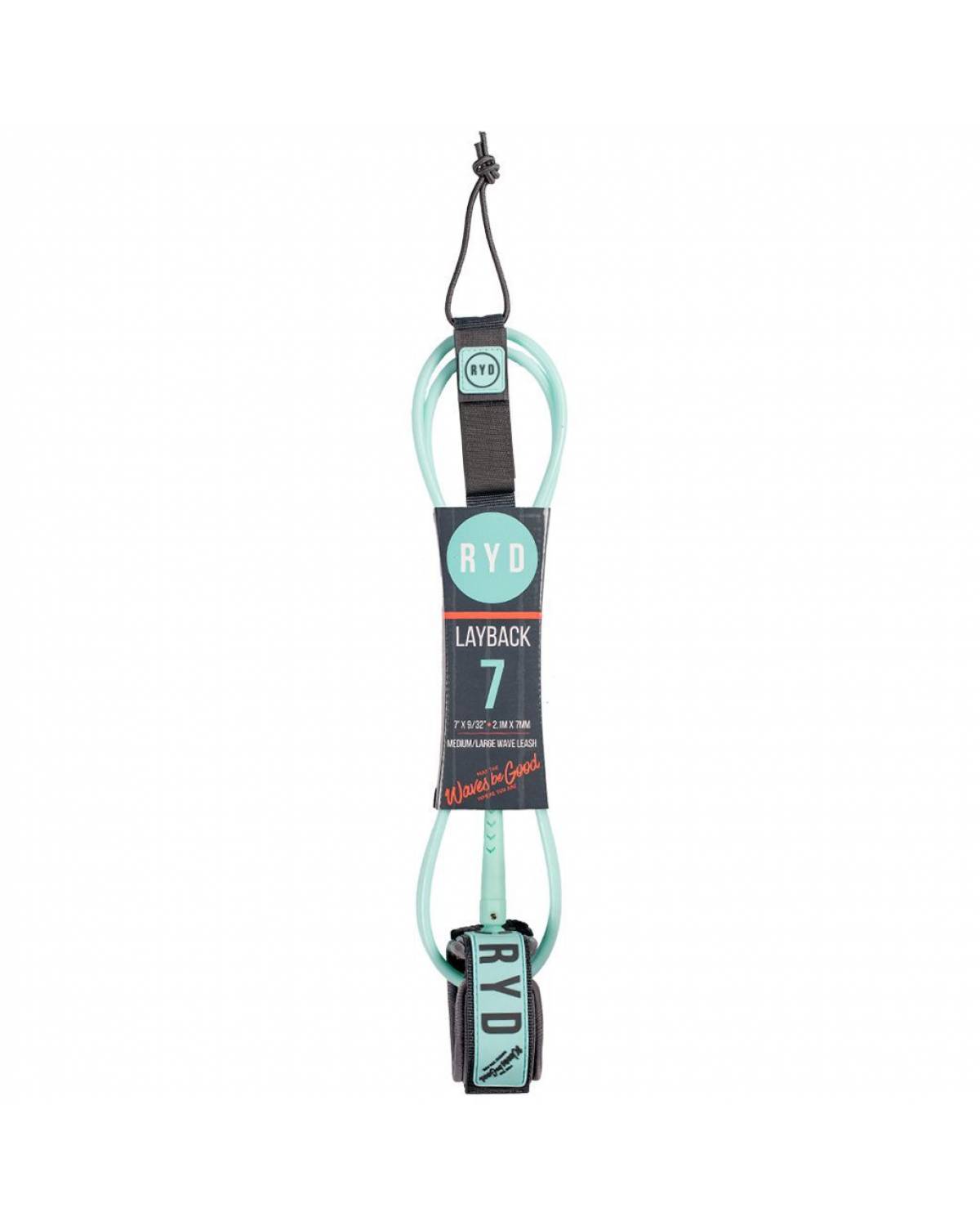 7ft Layback 7mm - Aqua/Grey