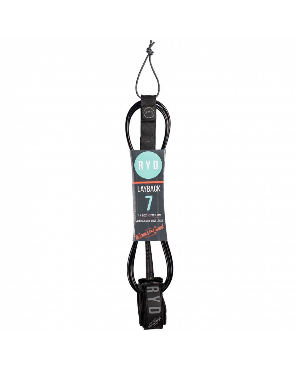 7ft Layback 7mm - Black