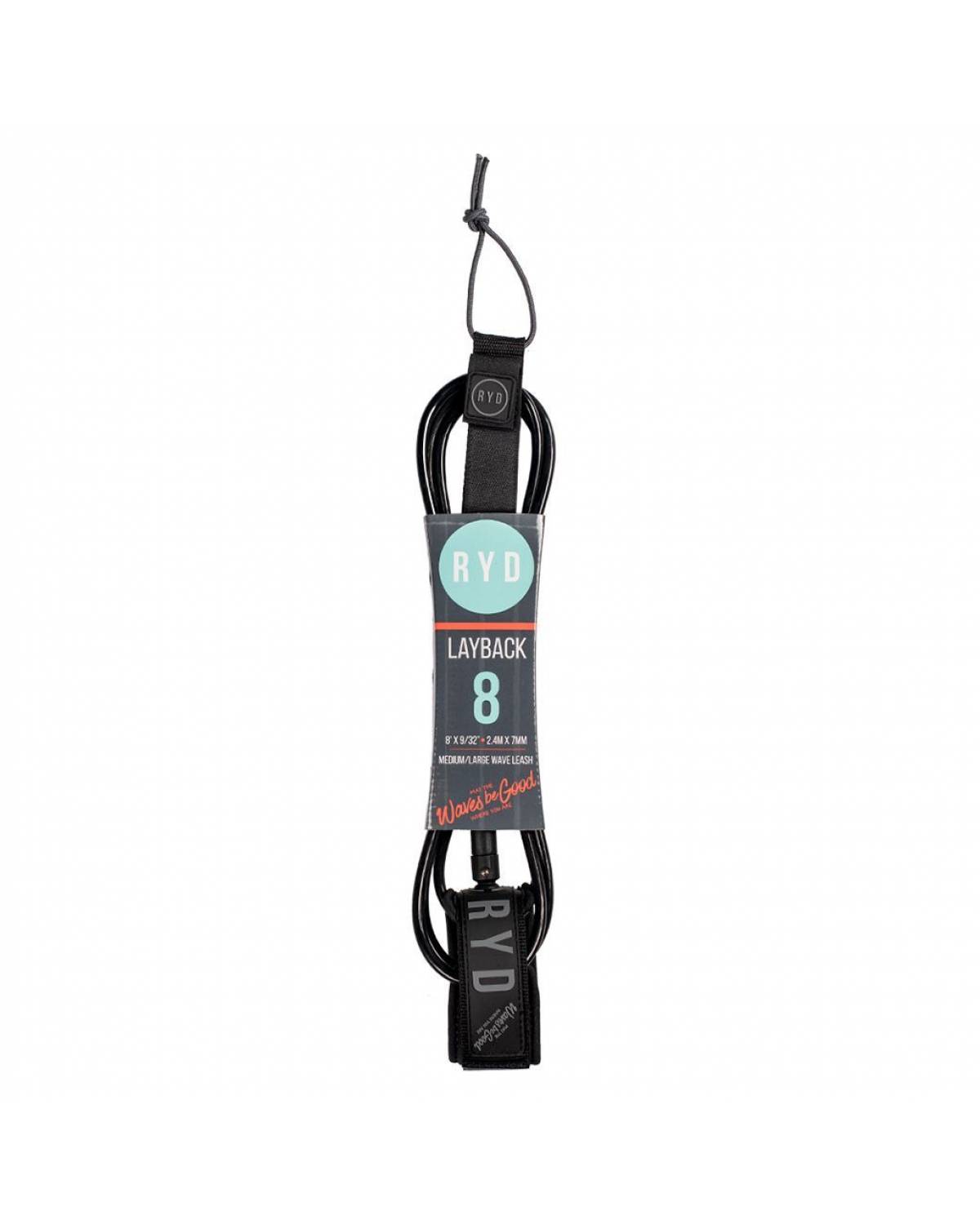 8ft Layback 7mm - Black