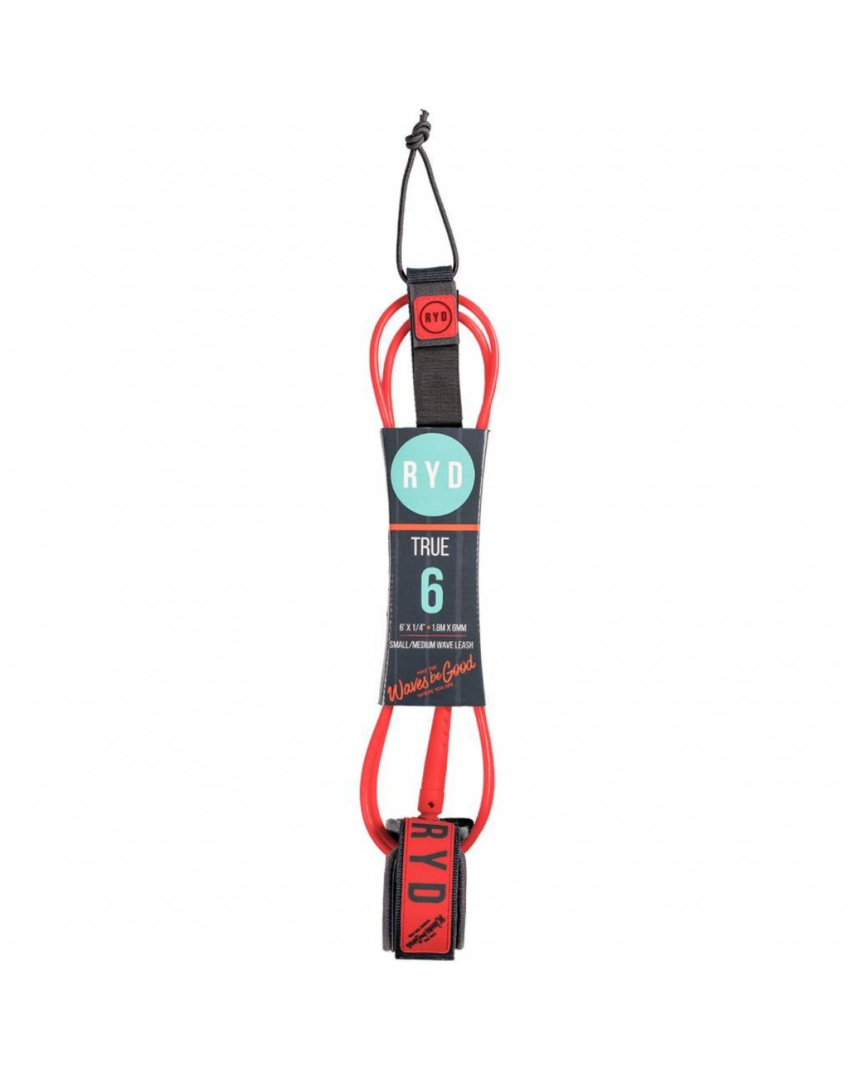 6ft True 6mm - Coral/Grey