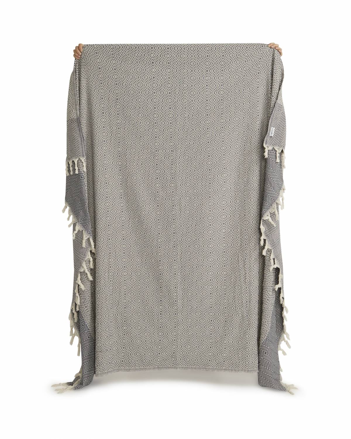 OZoola Diamond Family Beach Blanket - Deep Blue