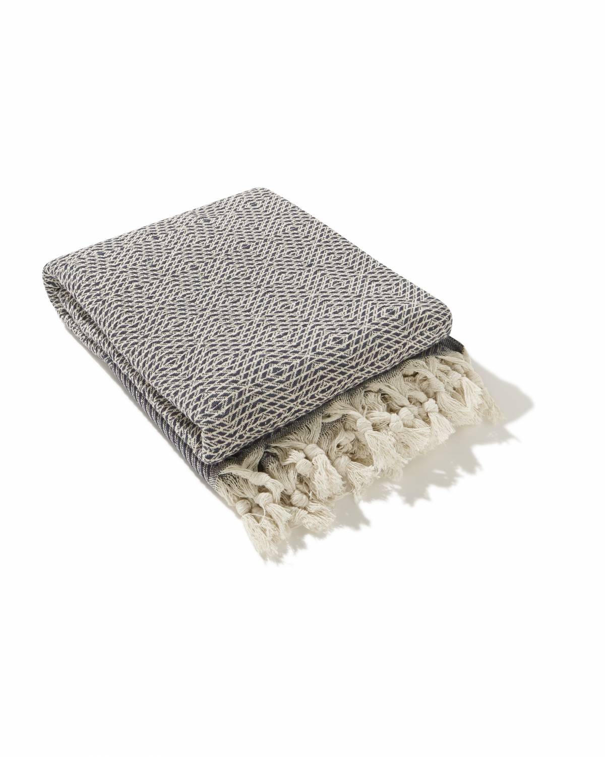 OZoola Diamond Family Beach Blanket - Deep Blue