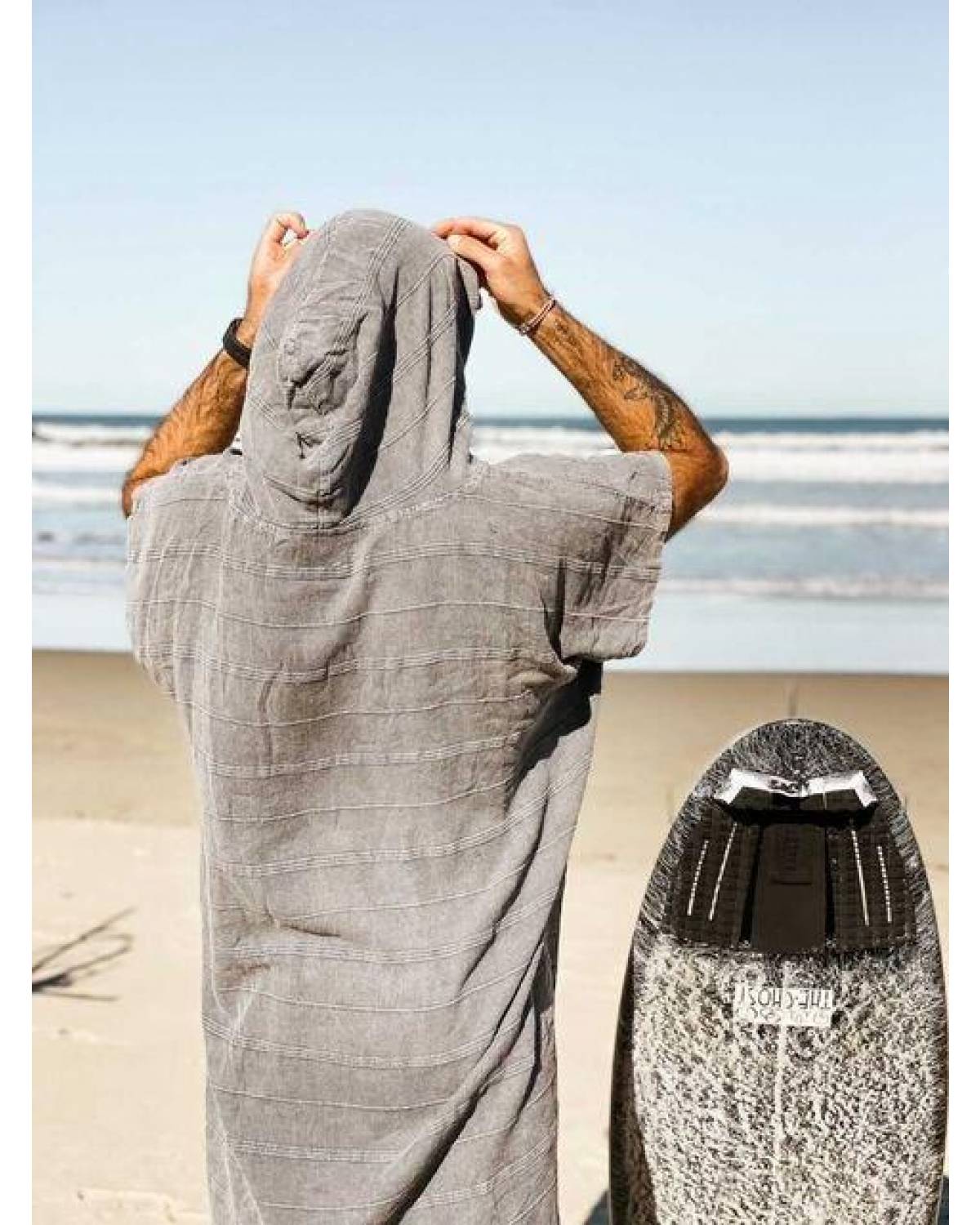 OZoola Surf Poncho - Charcoal