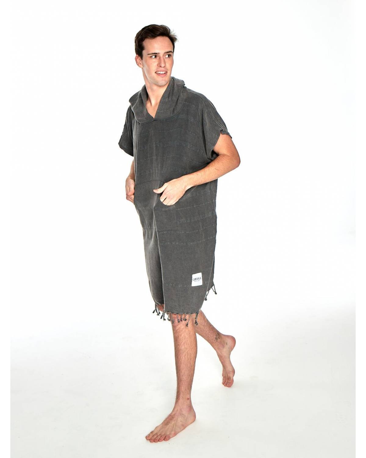OZoola Surf Poncho - Charcoal