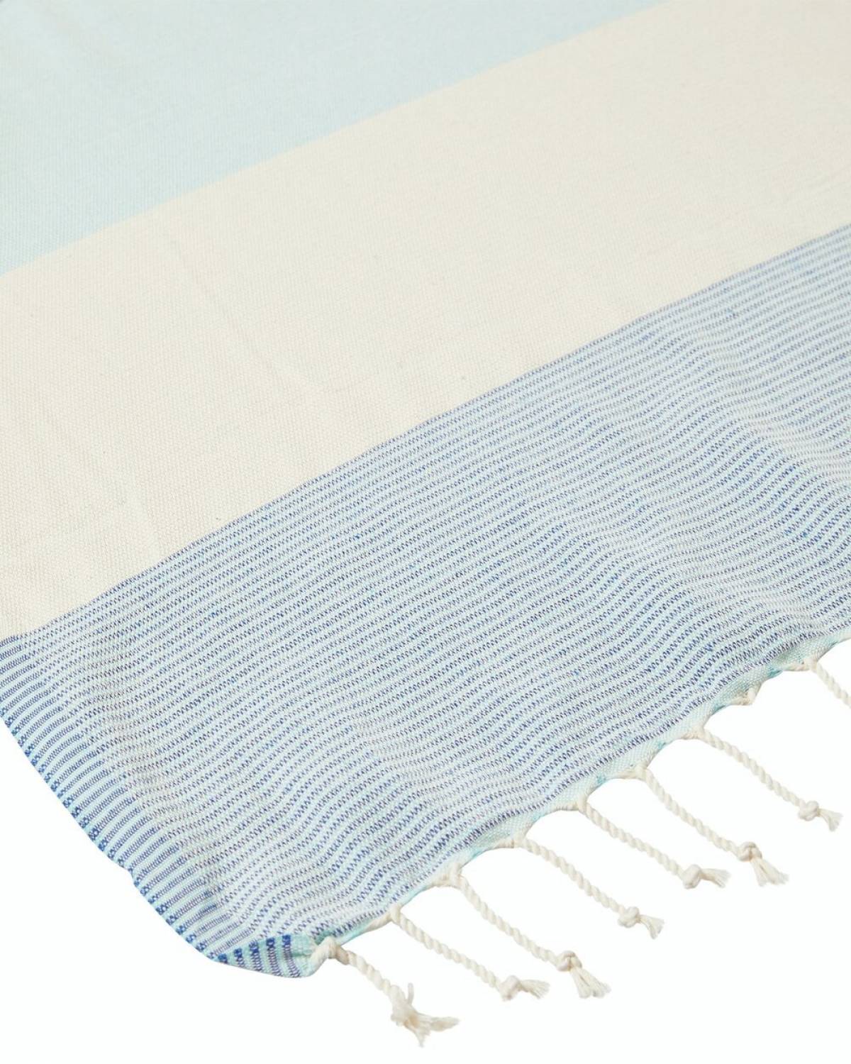 OZoola Johnny Turkish Towel - Mint trim