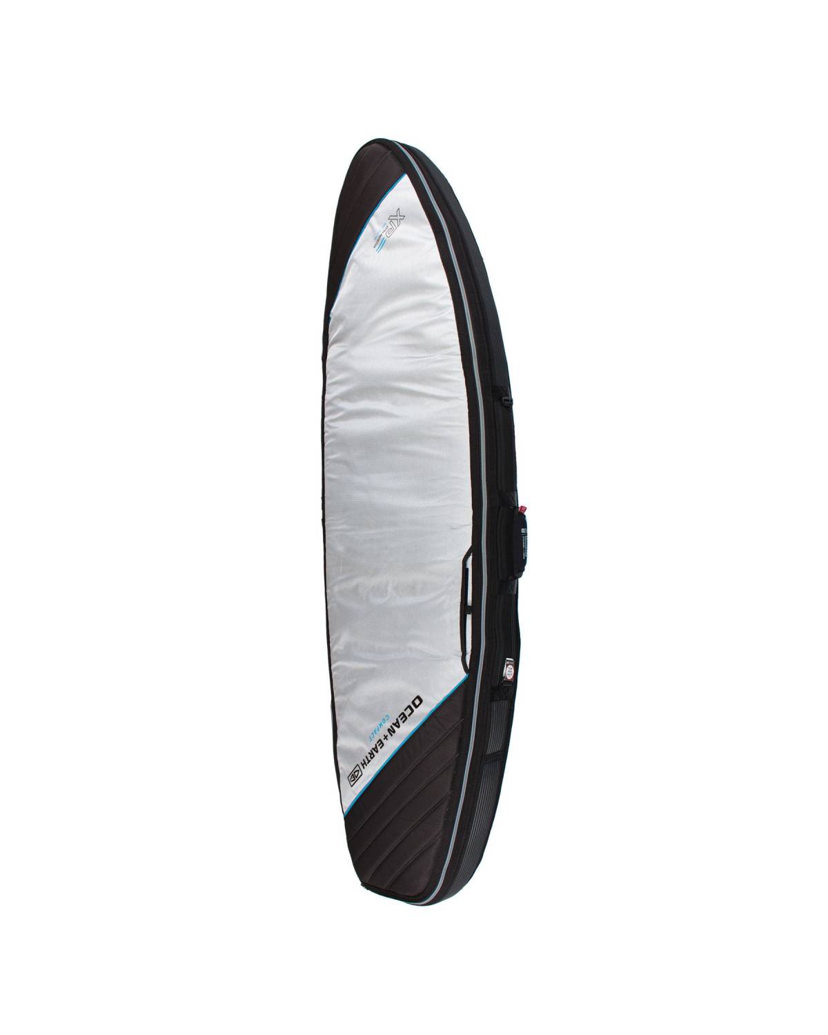 Double Compact Fish Cover - Black/Red / 6'8"