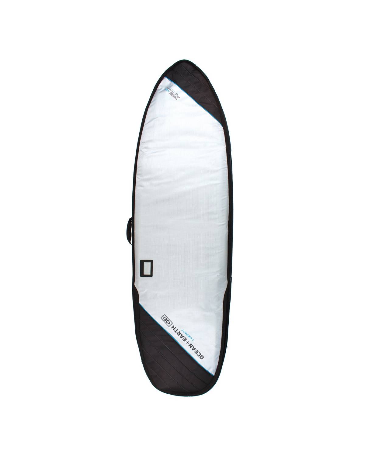 Triple Compact Fish Cover - Black/Red / 6'4"