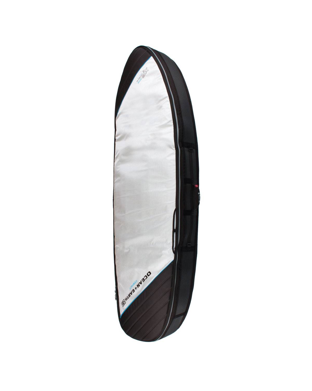 Triple Compact Fish Cover - Black/Red / 6'8"