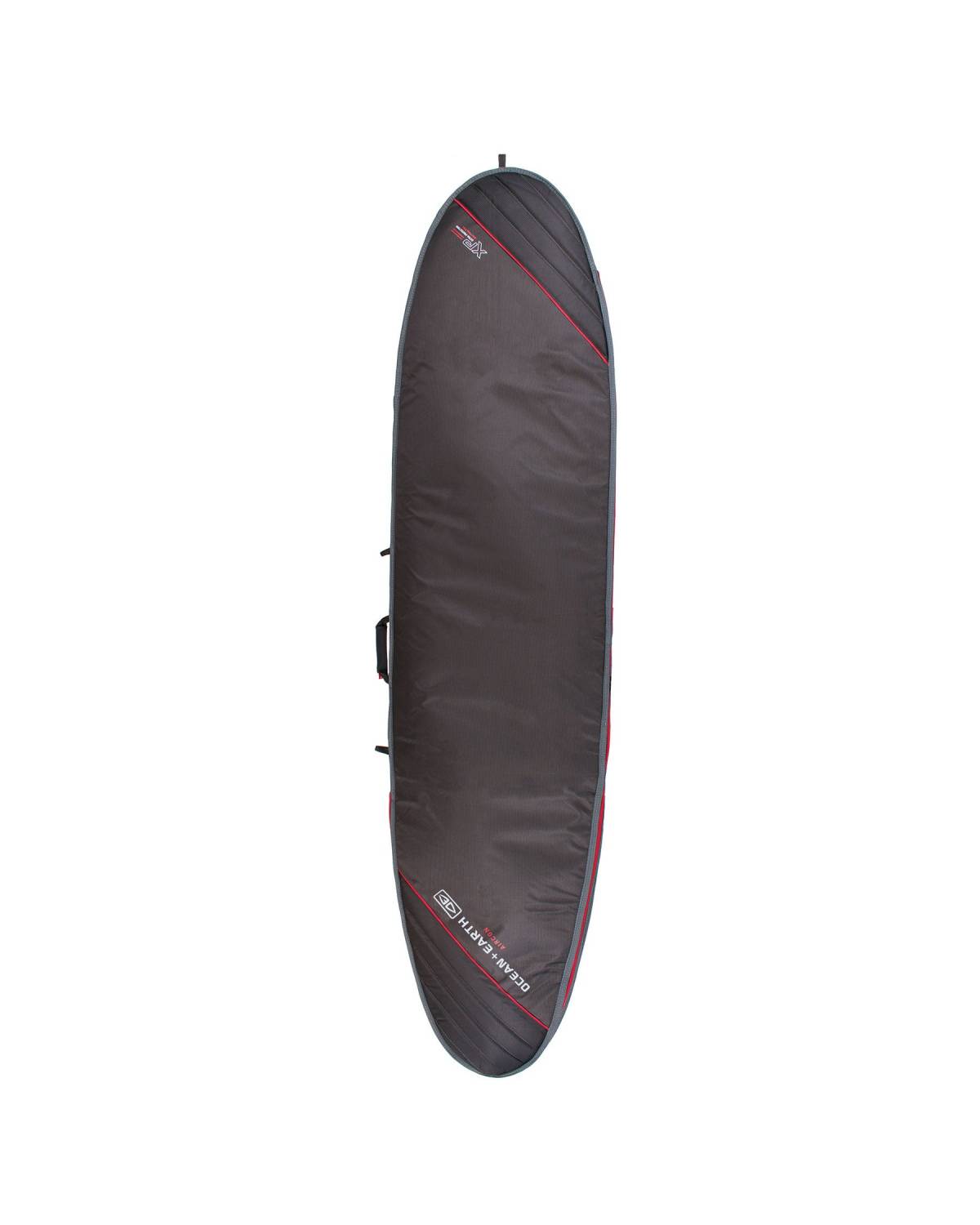 Aircon Longboard Cover - Black/Red / 9'2"