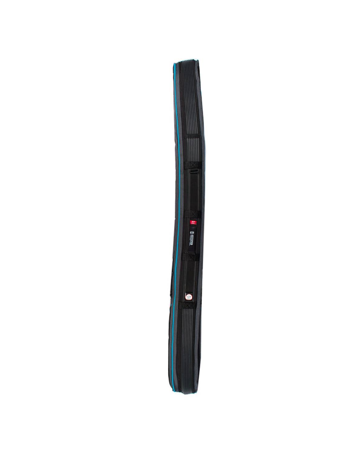 Double Compact Shortboard Cover - Black/Blue / 6'0"