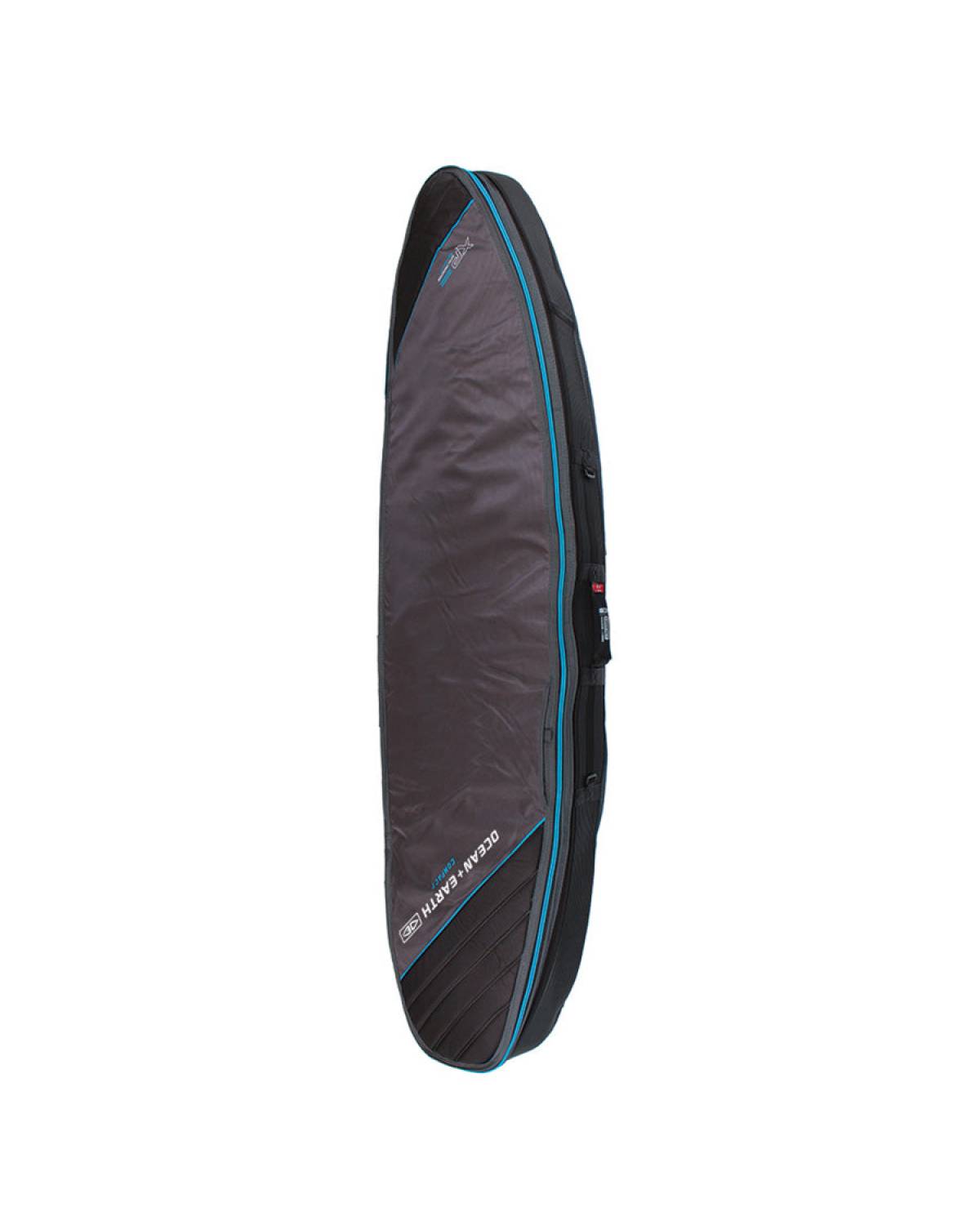 Double Compact Shortboard Cover - Silver / 6'0"