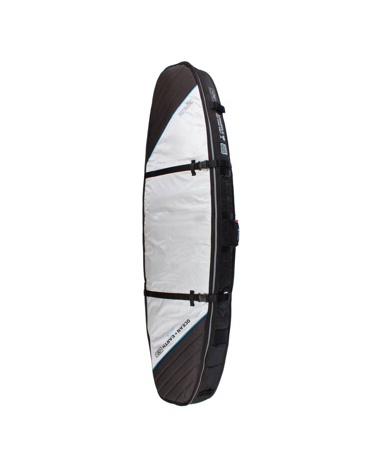 Triple Coffin Shortboard Cover - Silver / 7'6"