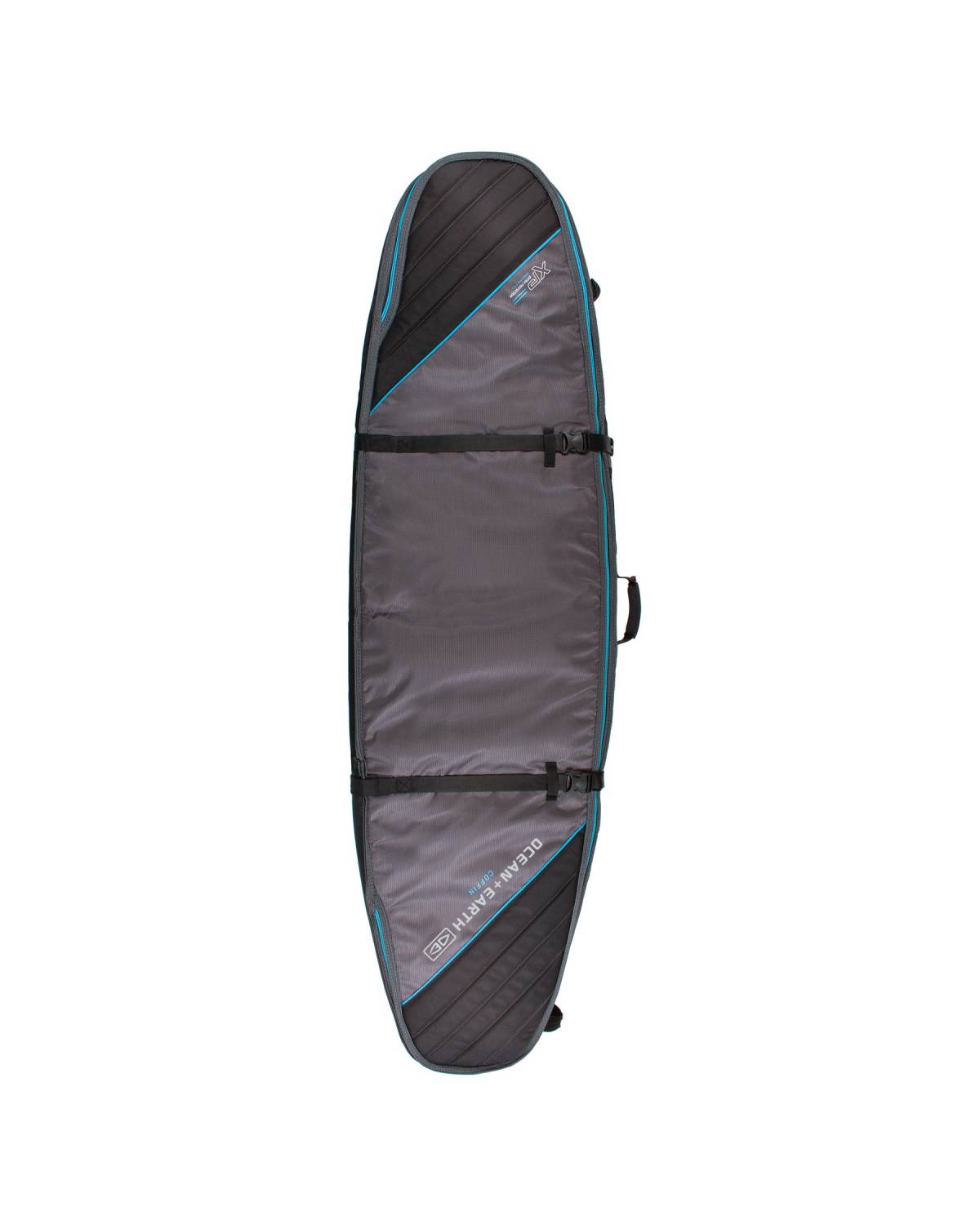 Triple Coffin Shortboard Cover - Black/Blue / 6'6"