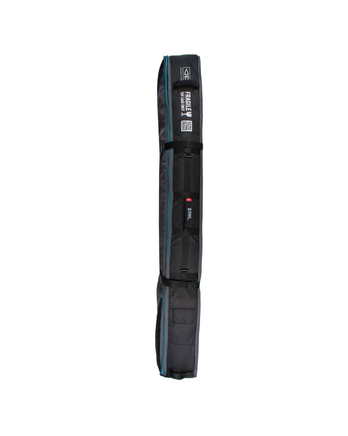 Triple Coffin Shortboard Cover - Black/Blue / 7'0"