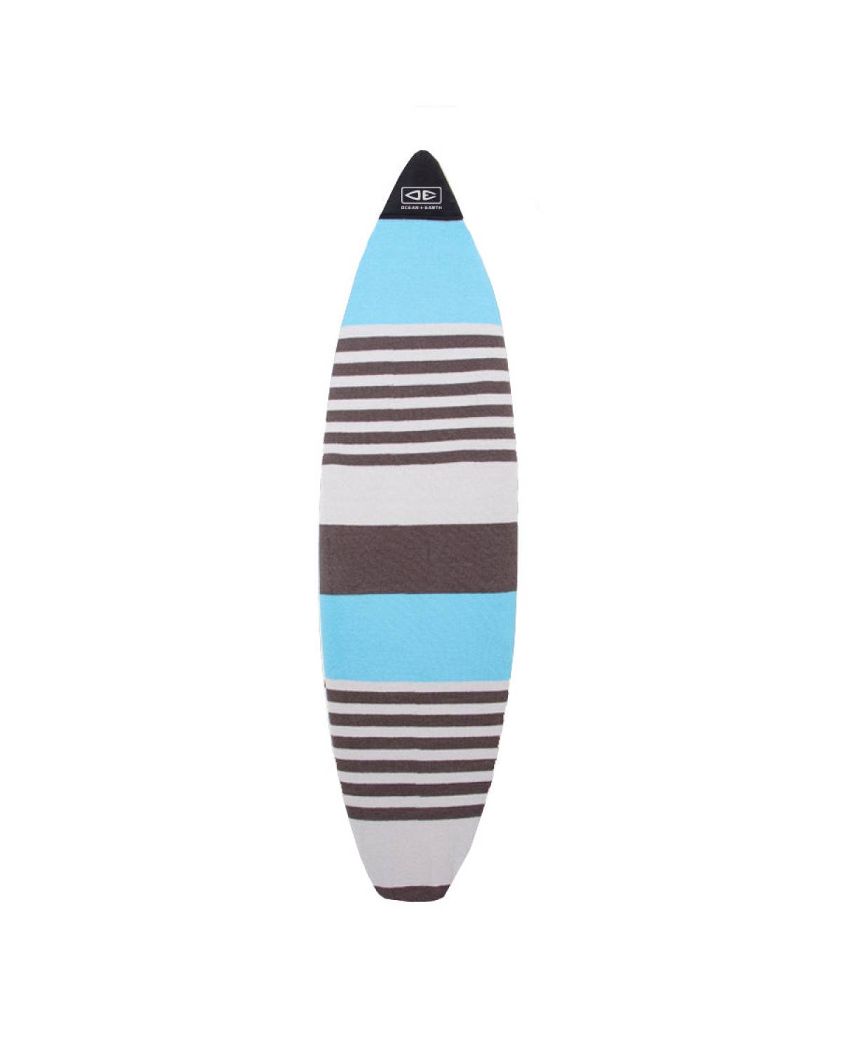 Shortboard Stretch SOX Cover - Blue / 6'0" Front View