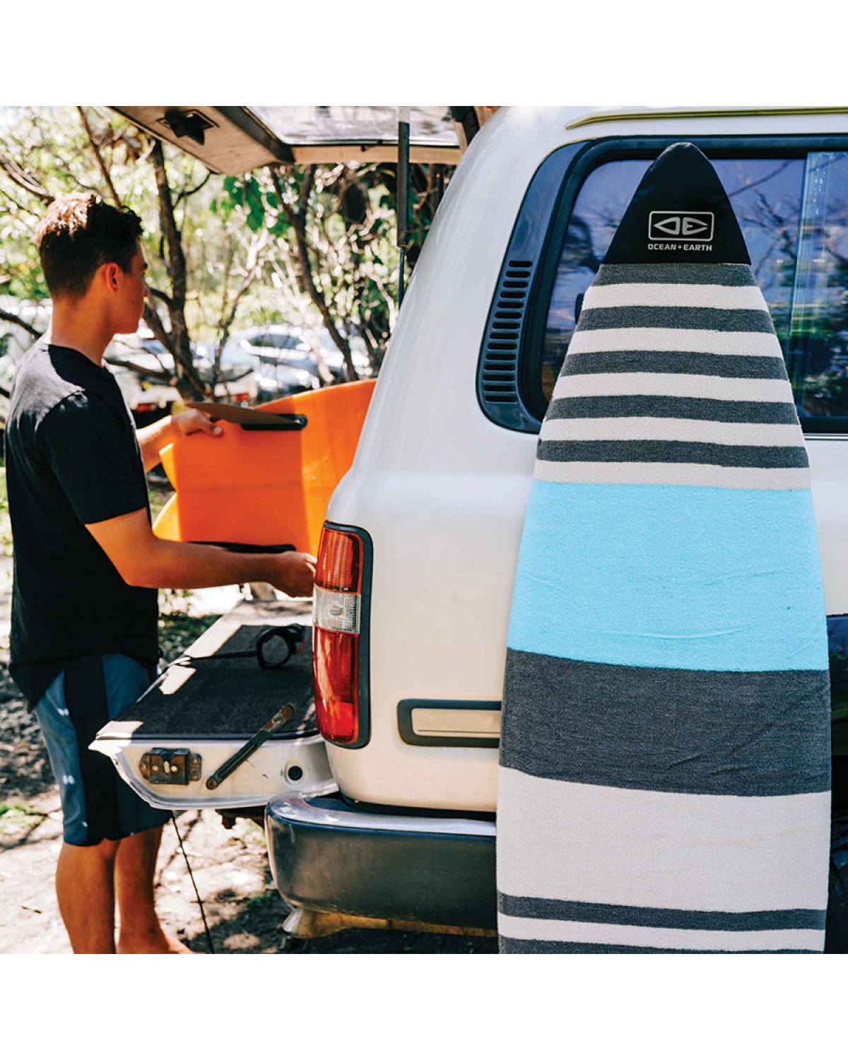 Fish Stretch SOX Cover - Blue / 6'6"