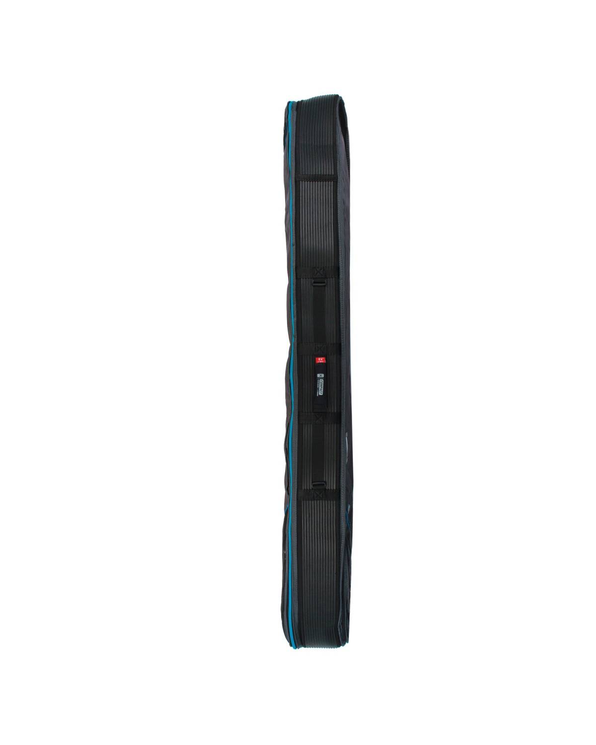 Triple Compact Shortboard Cover - Black/Blue / 6'8"