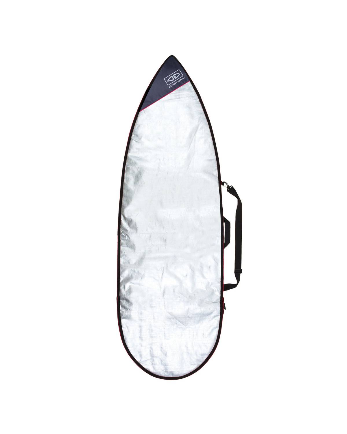 Barry Basic Shortboard Cover - Black/Red / 5'4"