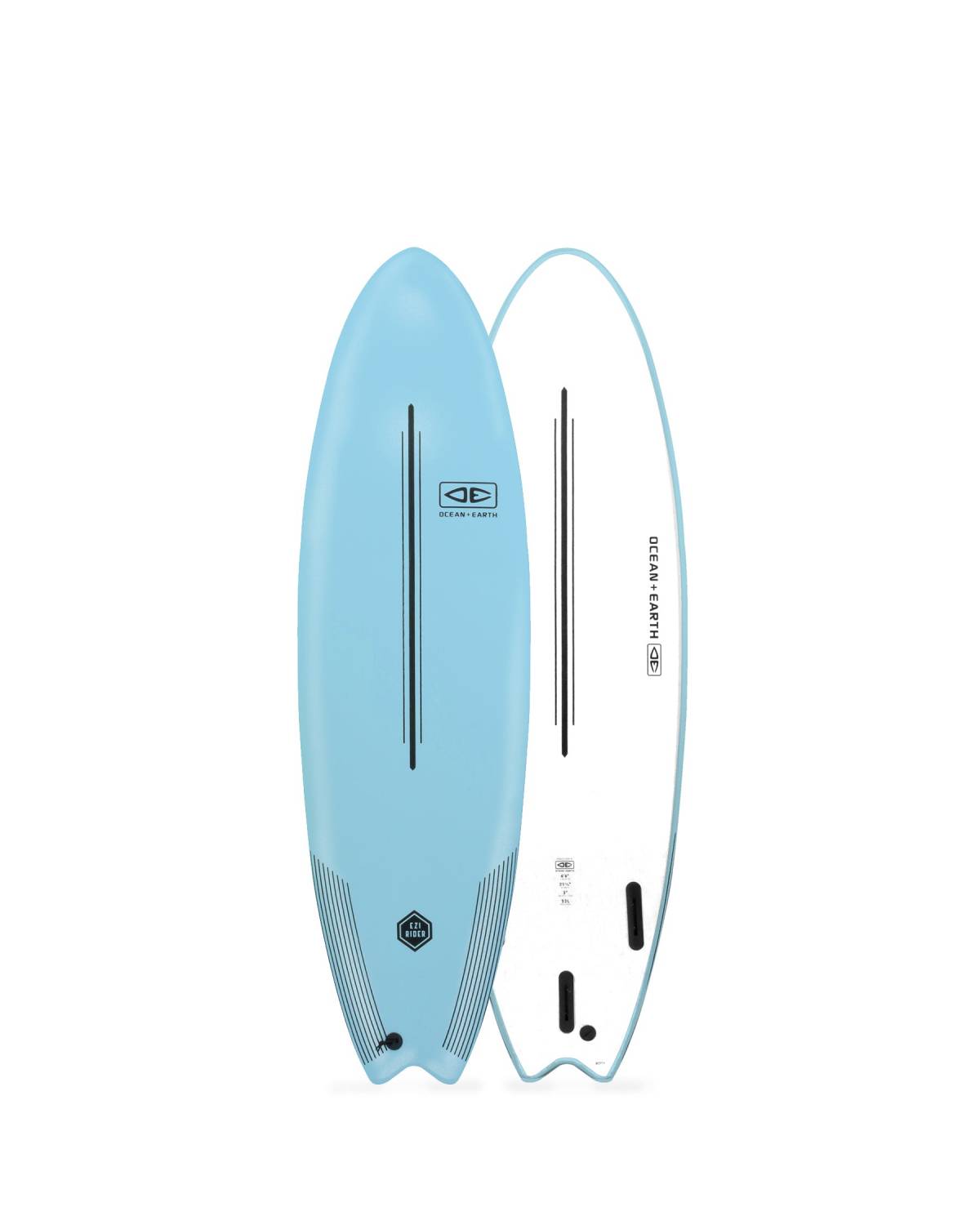 Ezi-Rider 6'6" - Pastel Blue