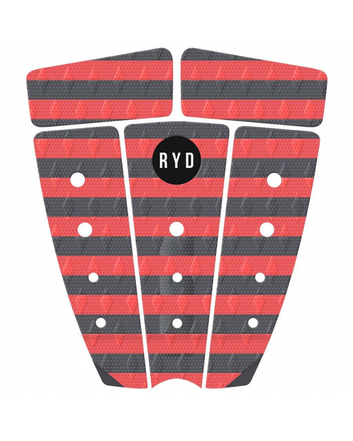 Roboto 5 Piece Traction Diamond Dot - Red Stripes