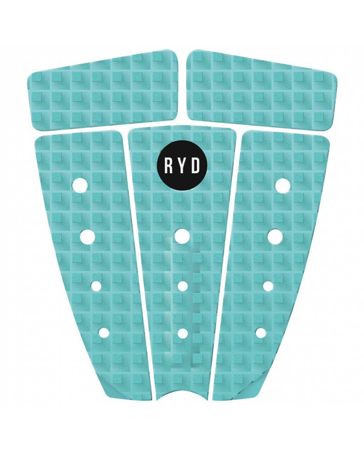 Roboto 5 Piece Traction Square Groove - Aqua