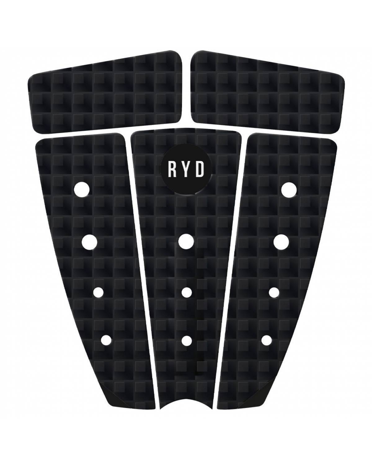 Roboto 5 Piece Traction Square Groove - Black