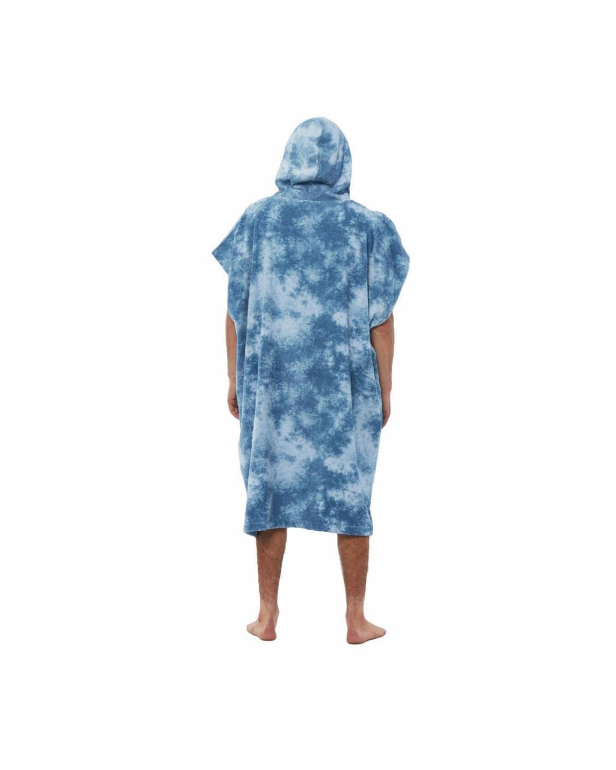 Vissla Changing Towel Poncho - Blue Tie Dye